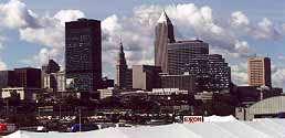 Cleveland from the stands....